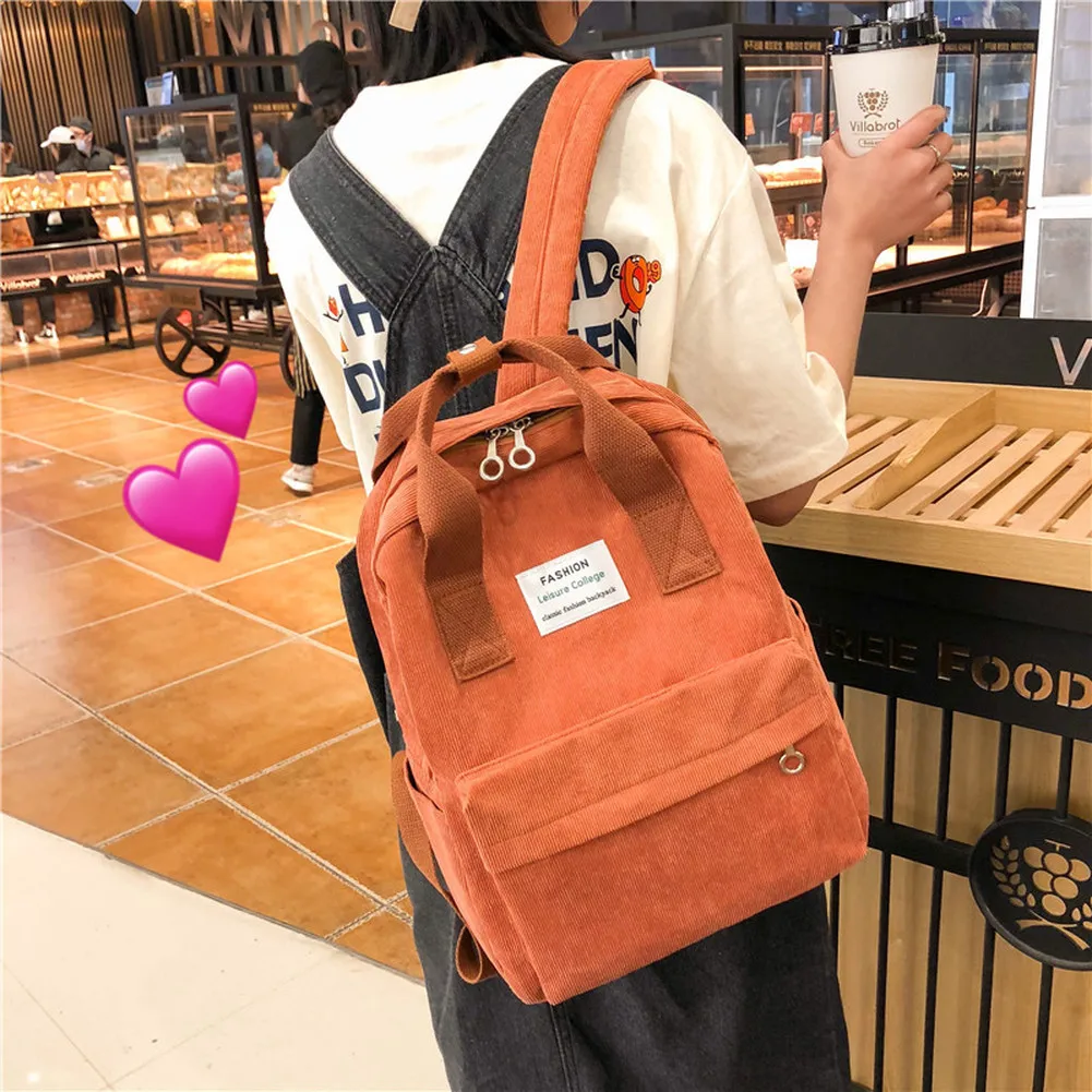Новый тренд женский рюкзак Модный для колледжа школьный Harajuku дорожные сумки на