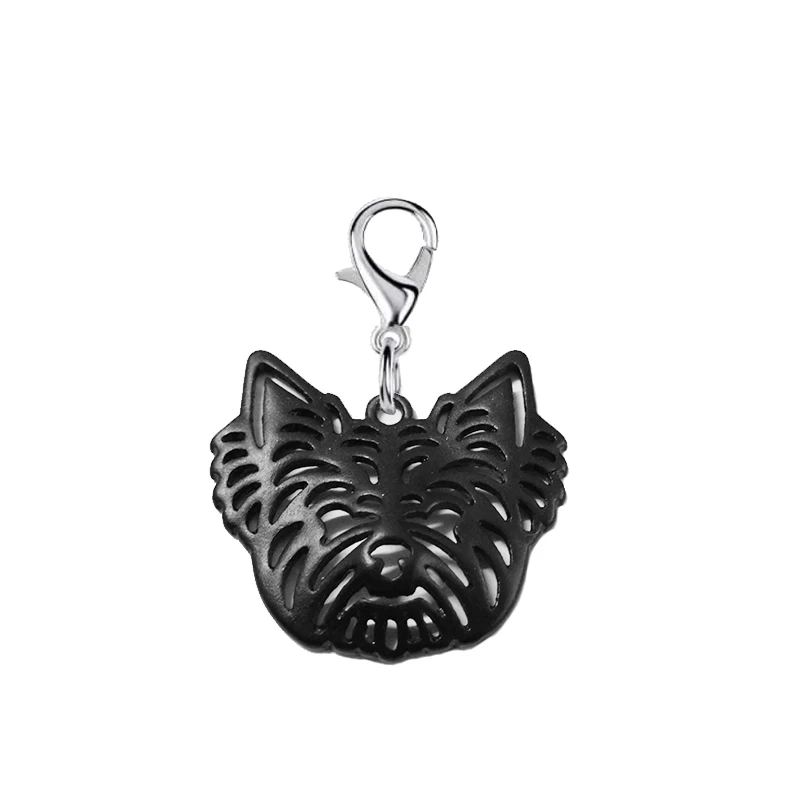 

Black Yorkshire Terrier Dog Keychain Accessories KeyChain For Women Bag Charm Pendant DIY Key Rings Jewelry For Girlfriend Gifs