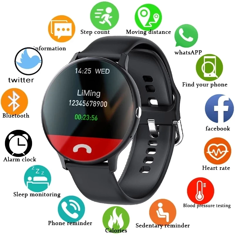 

Смарт-часы с Bluetooth, шагомером, пульсометром и ЭКГ