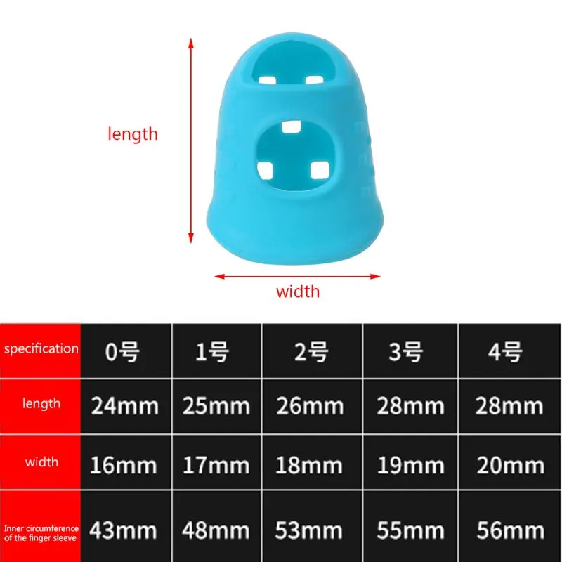 Защитный силиконовый чехол-накладка на палец противоскользящая термозащитная
