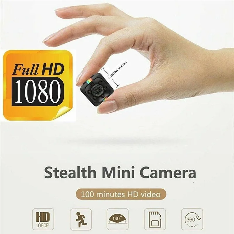 SQ11 Full HD 1080P Скрытая мини камера DV DVR инфракрасная ночного видения|Камеры