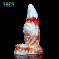 yocy large anal butt plug animal god beast fantasy dildo silicone sucker colorful sex toys for women men massager