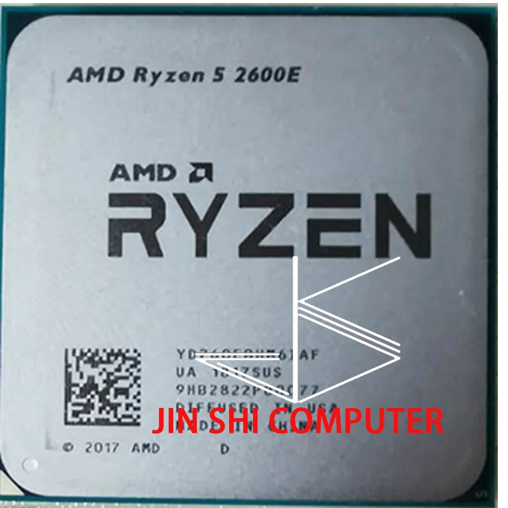 

Amd ryzen 5 2600e r5 2600e 3.1 ghz seis-núcleo doze-núcleo 45w processador central yd260ebhm6iaf soquete am4