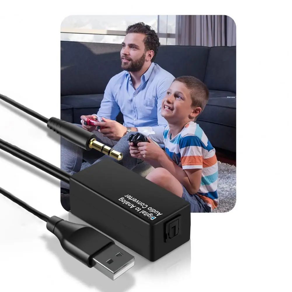 D15 Audio Converter Cable HiFi Stable Transmission PVC Digital to Coaxial Analog Optical Fiber Adapter for DVD | Компьютеры и офис