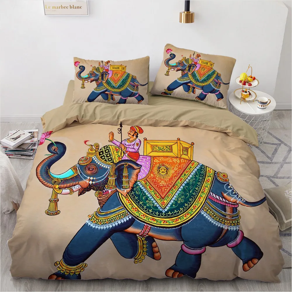 Классический комплект постельного белья 3D дизайн пододеяльник одеяло