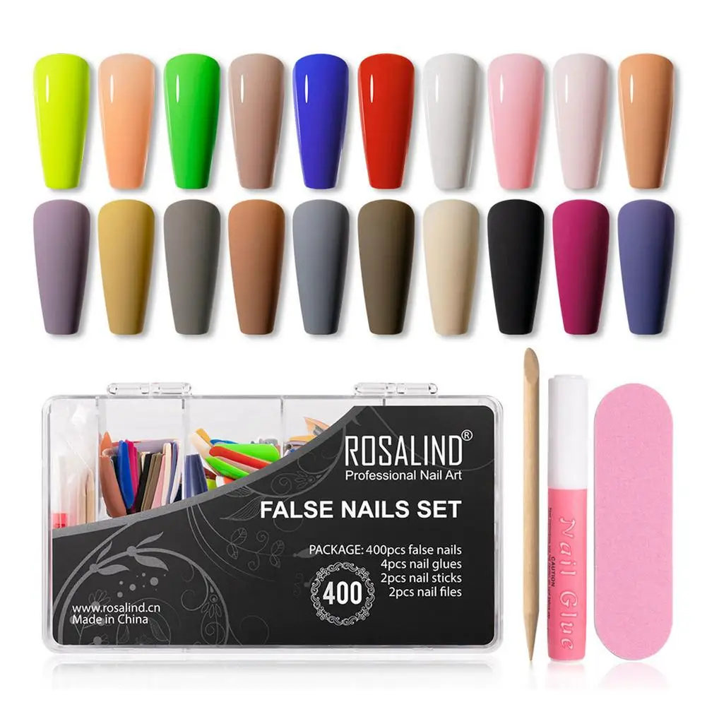 

Wearing Nail Patch Set DIY False Nail Kit Professional Nail Art