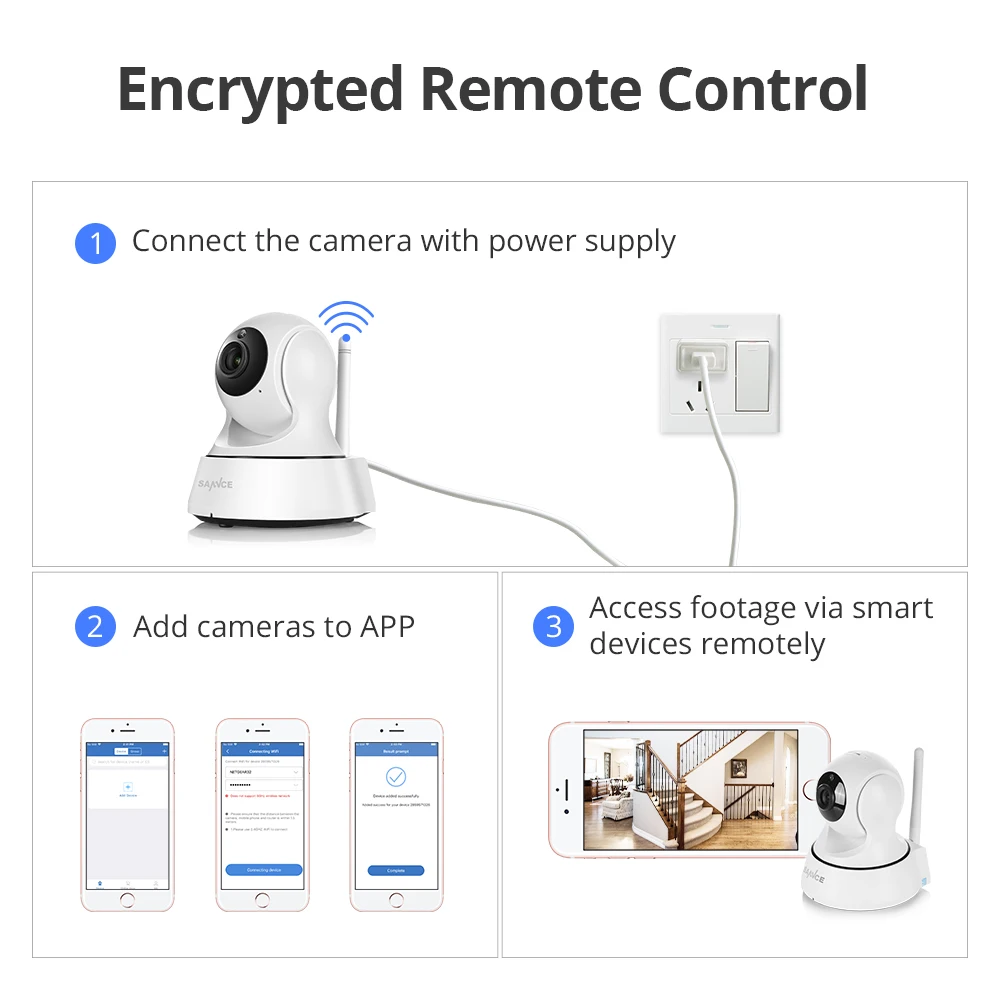 

2K Home Security IP Camera Wi-Fi Wireless Mini Network Camera Surveillance Wifi 3MP Night Vision CCTV Camera Baby Monitor