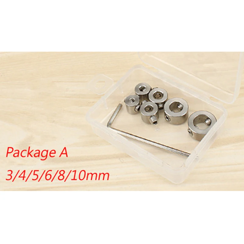 Набор стопорных воротников для глубины дрели кольцевой дюбель вал зажимной ключ