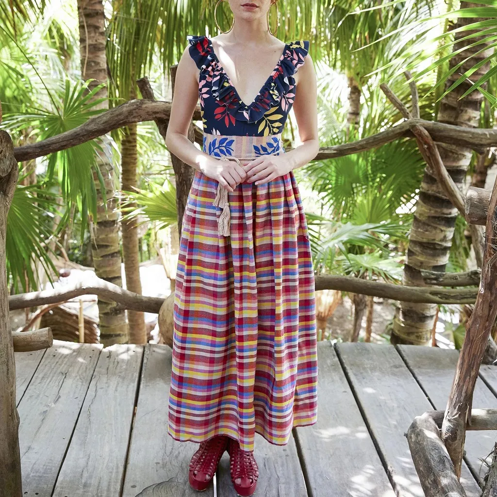 Цельное женское сексуальное бикини с глубоким v образным вырезом и оборками