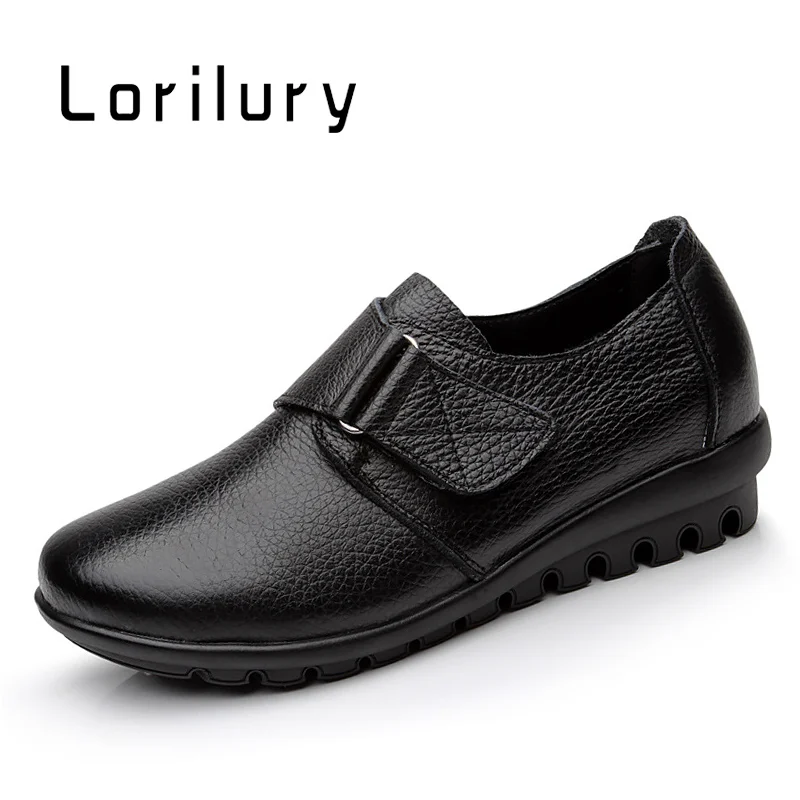 

Mary jane shoes for women genuine leather flats office boat shoes ladies luxury brand fashion flats
