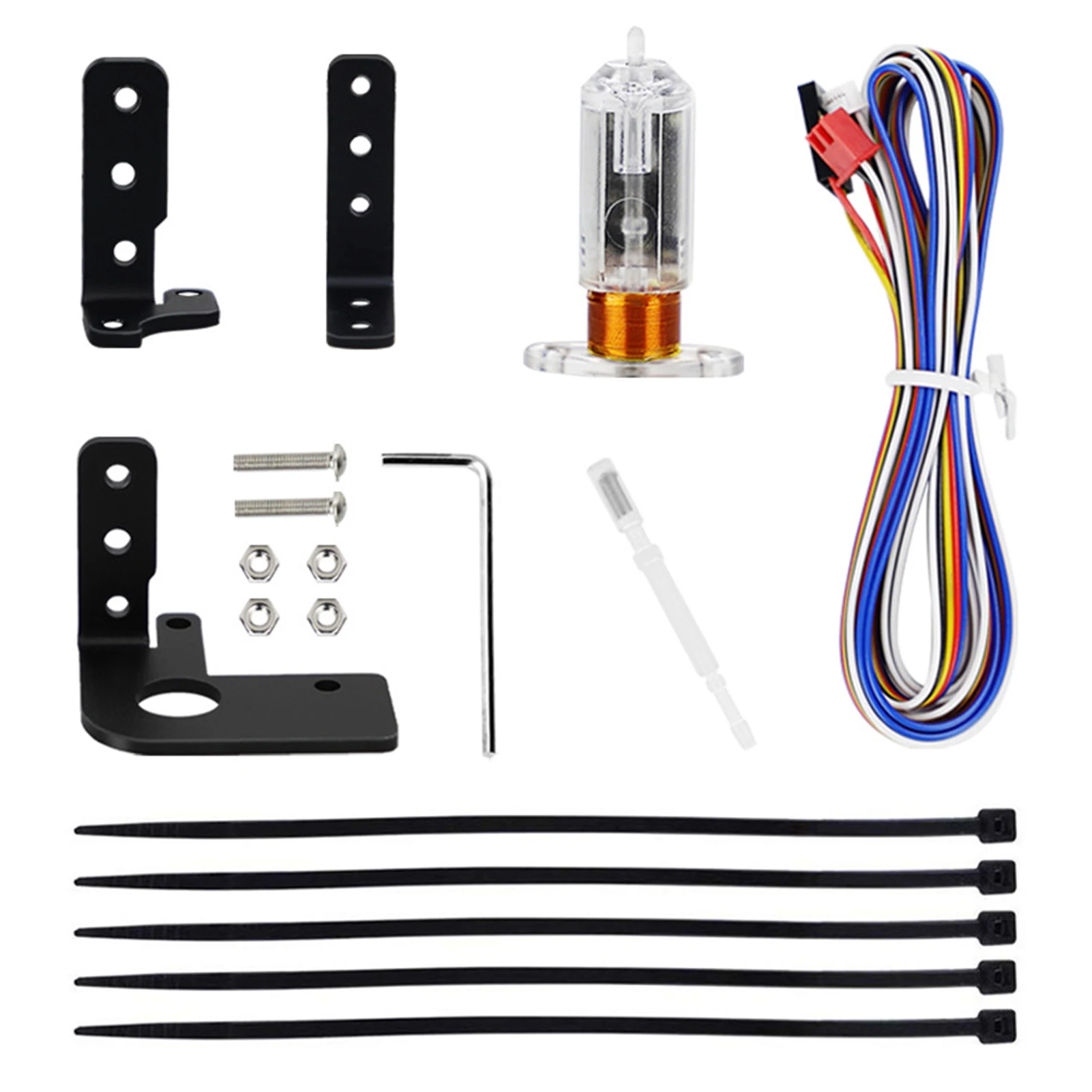 

Creality Auto Bed Leveling Sensor Kit Probe Cable Tie T/L-shaped Bracket For 32 Bit Mainboard 3D Printer For Ender-3/Ender-5/5S