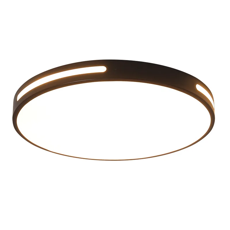 

Modern Led Ceiling Lights For Living Room Bedroom White Black Minimalist Style Ultra-Thin Round Indoor LED Lighting Celling Lamp