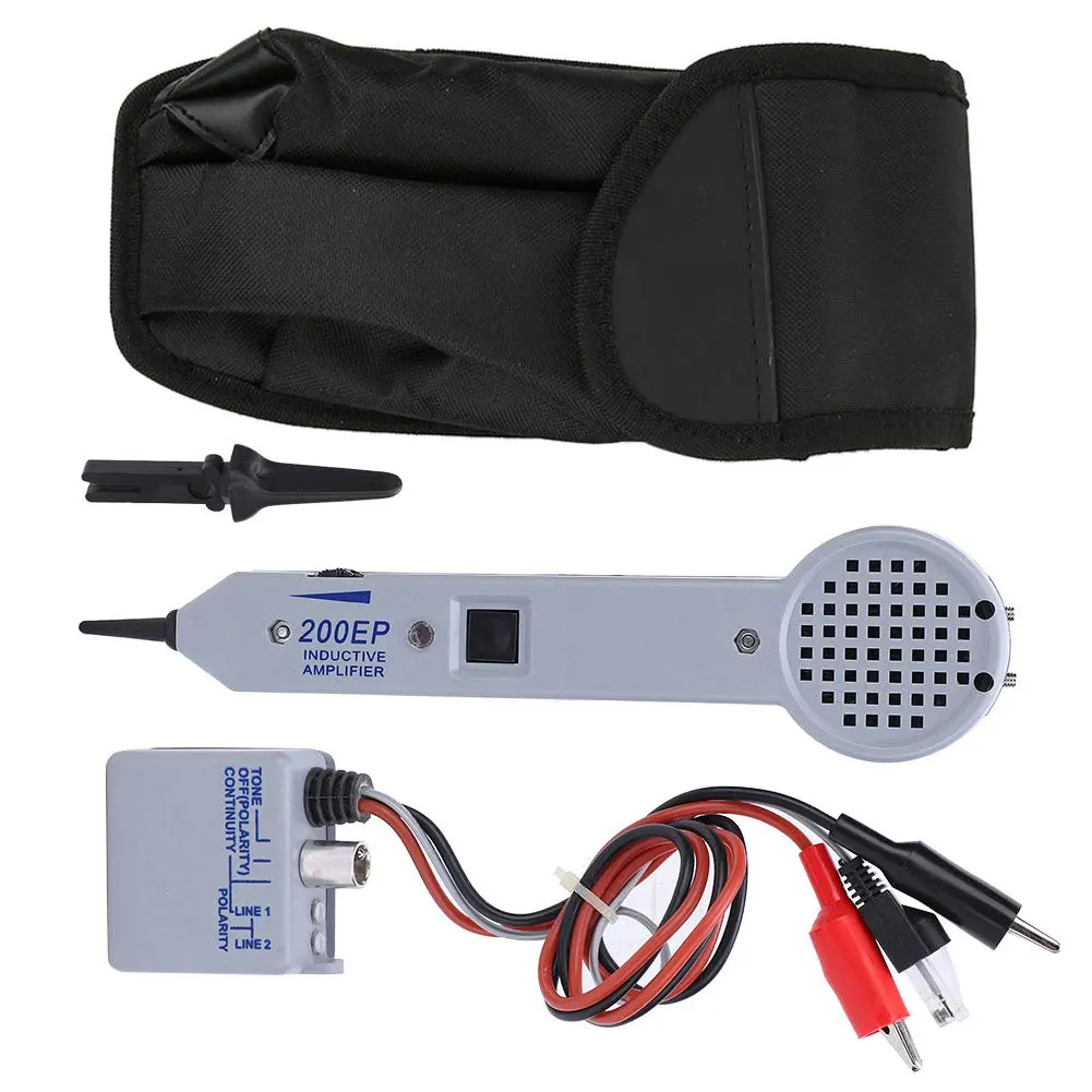 

200EP Cable Tester Tone Generator Inductive Amplifier with Adjustable Volume Wire High Accuracy Tester Instrument Probe Kit New
