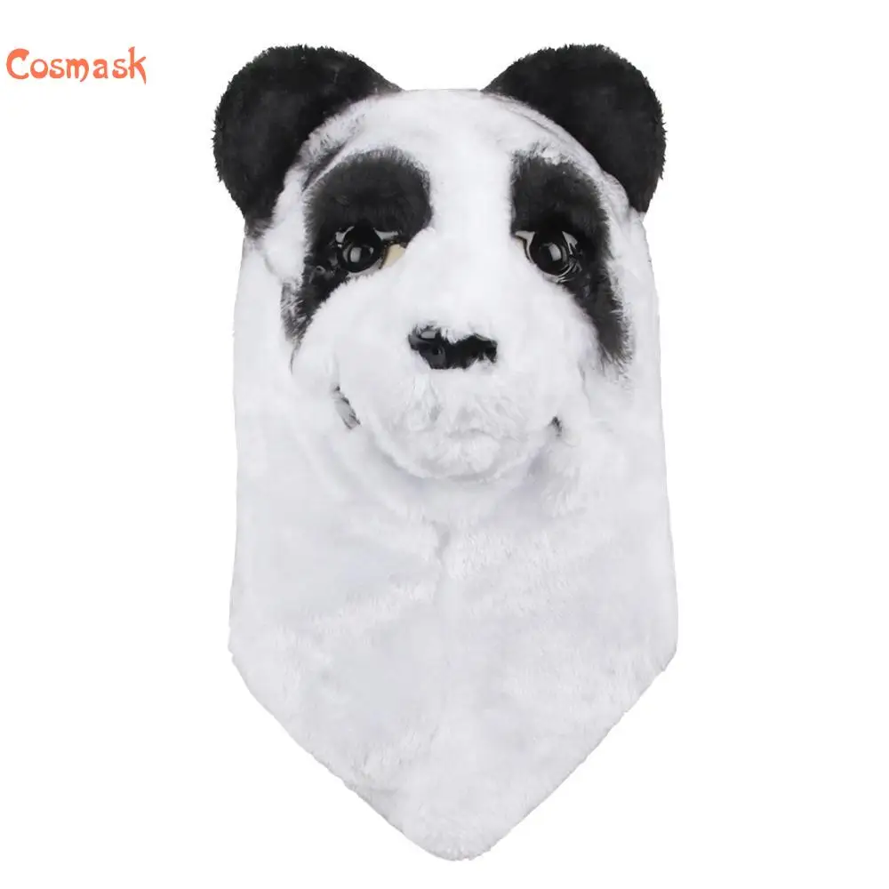Cosmask Хэллоуин двигаться во рту Панда Маска уникальный панда Форма маски животных