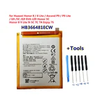 Новый аккумулятор HB366481ECW для смартфона Huawei Honor 8  8 Lite  Ascend P9  P9 Lite G9 5C G9, 3000 мАч