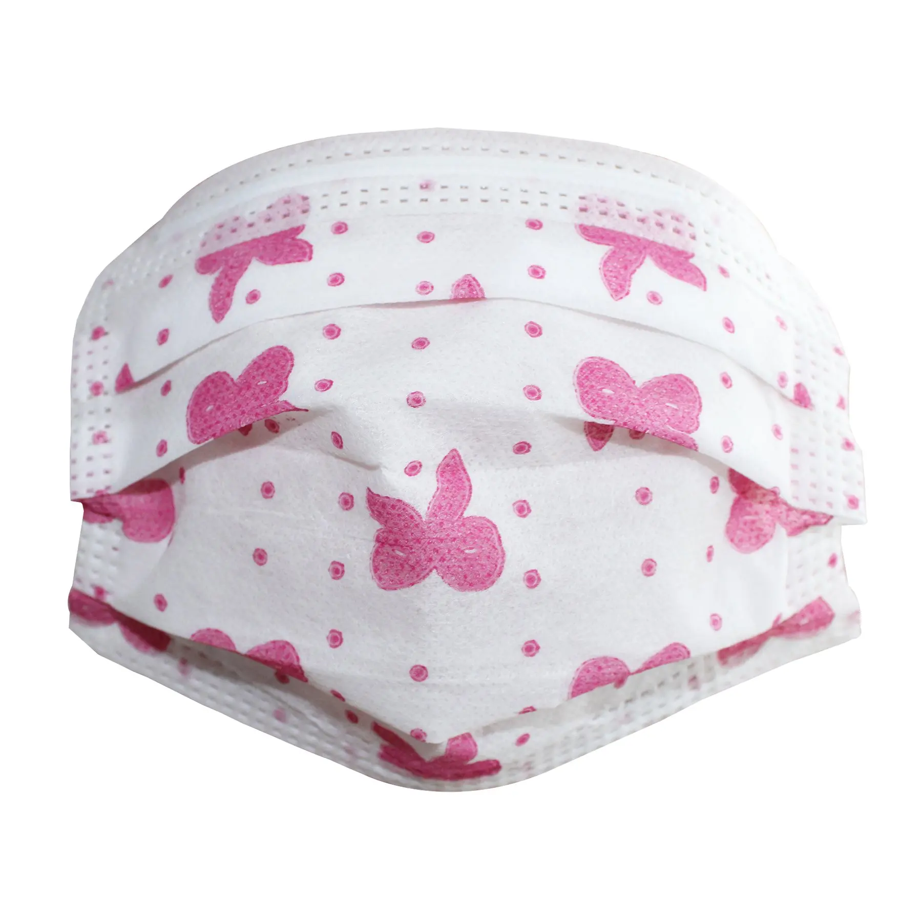 

Pink Bow Child Mask 10'lu
