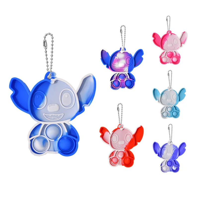 

Pop Color Stitch Fidget Toys Cartoon Children Antistress Hands Push Bubble Squeeze Toy Boys Adult Antistress Squishy Gifts Toys