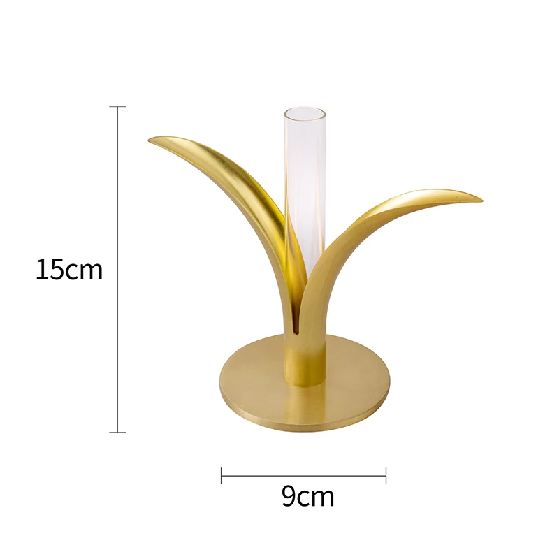 

Nordic Rose Gold Candle Holder Glass Art Cylinder Candle Holder Romantic Dinner Candlestick Swieczniki Christmas Decor AC50ZT