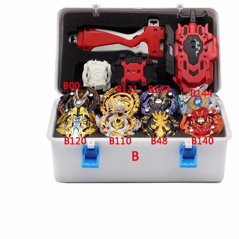 Beyblade Burst набор игрушек B150 B149 Bayblade набор металлический Fusion боевой гироскоп 4D с 4 пусковыми вращающимися верхними лезвиями игрушки