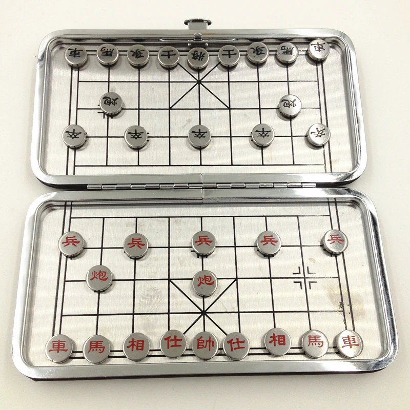 

Chess Mini Chinese Chess Set Folding Magnetic Portable Travel Creative Student Small Puzzle Chess Set Board