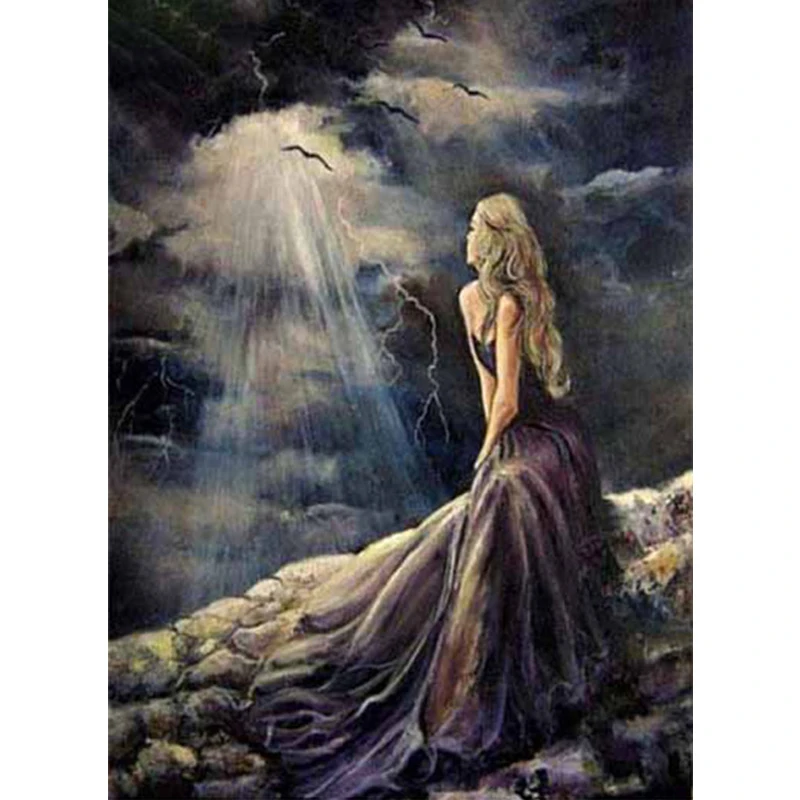 

5D DIY diamond painting beauty full square diamond embroidery kit mosaic picture cross stitch mosaic rhinestone decoration gift