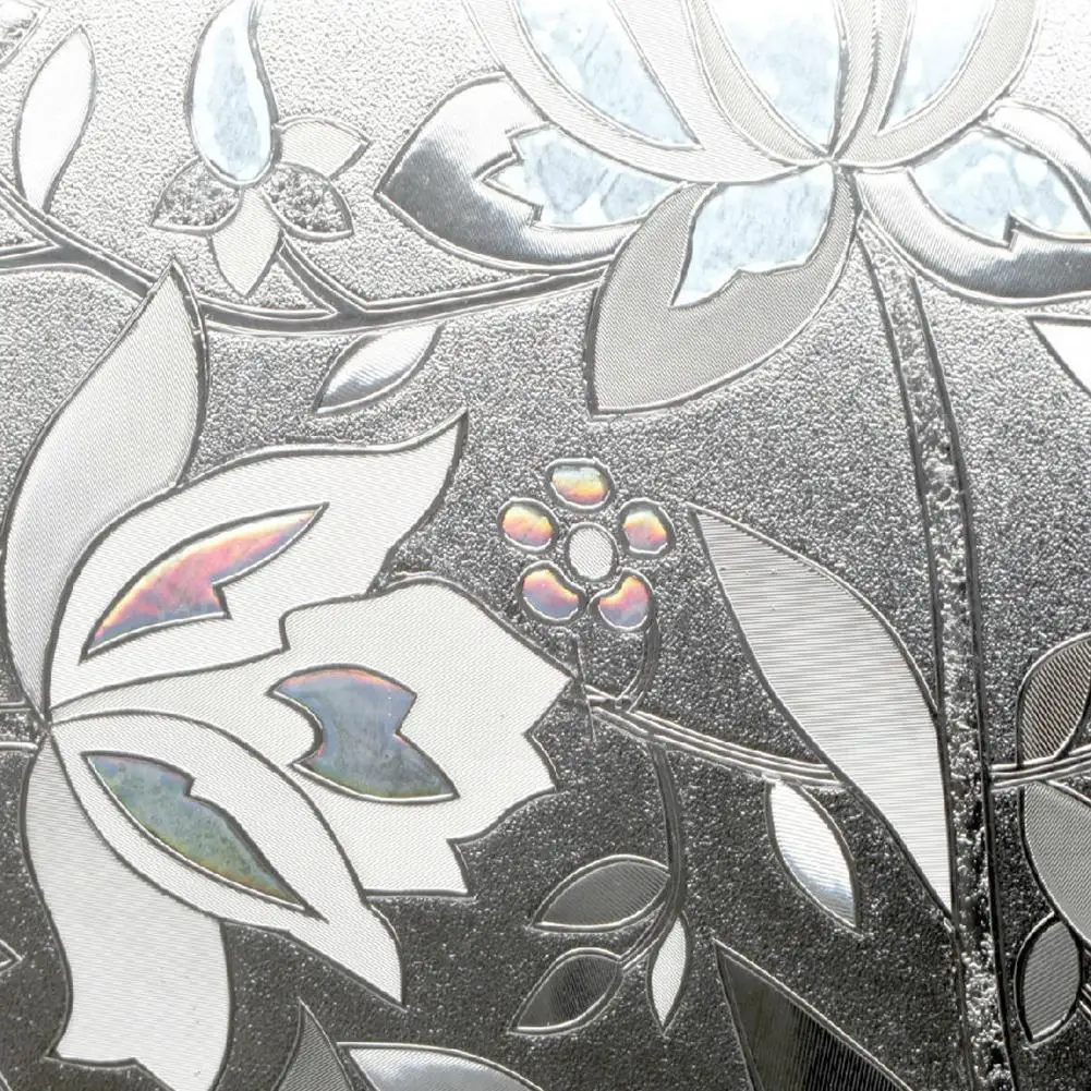 

45 * 100cm Waterproof Electrostatic Window Film Decorative Ultraviolet Film Window Hot Used Block Self-Adhesive to Sticker O9J9