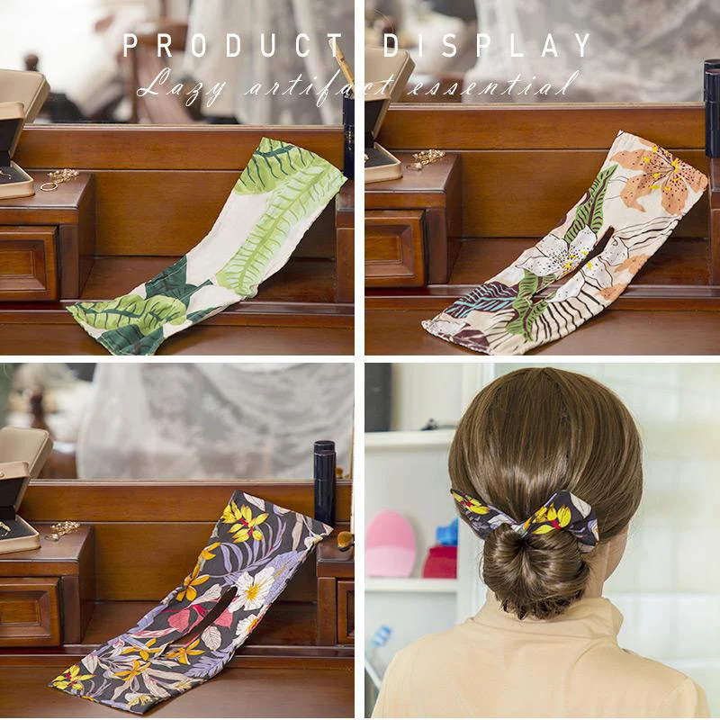 

Deft Bun 1/2pcs Fashion Hair Bands Women Summer Knotted Wire Headband Print Hair Accessories SEC88