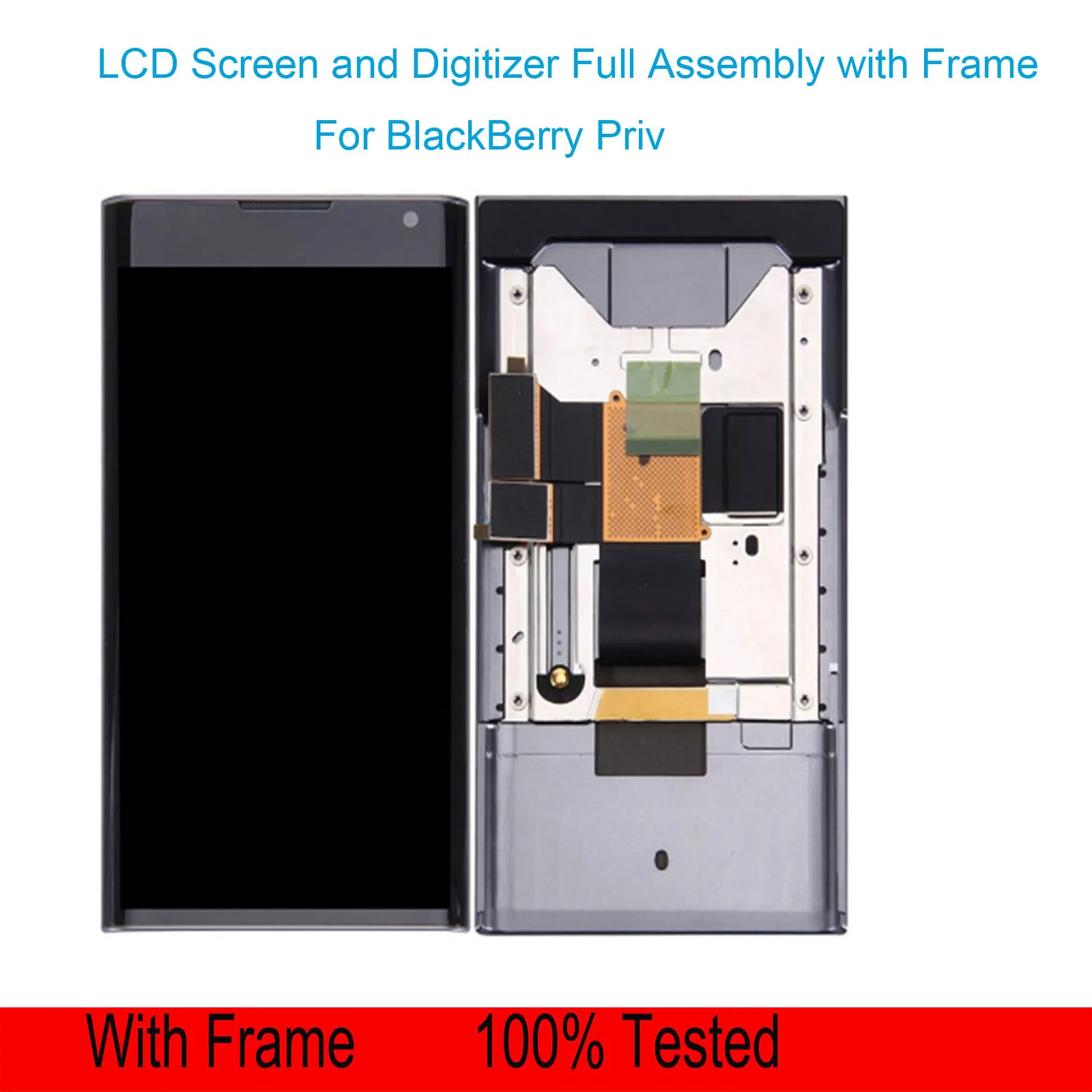 

LCD Screen Digitizer Full Assembly for BlackBerry, Key2 Lite, KEYone, Passport Q30, Key 2, Motion, DTEK60, DTEK50, DTEK70, Z3