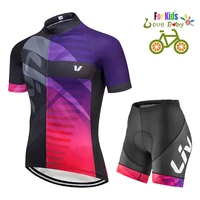 2021 pro team kids cycling jersey set child mtb pants shorts jersey cycling set bicycle clothing shirt ropa ciclismo roupa bike