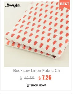 Домашний текстиль booksew хлопок льняная ткань синий узор дизайн швейный материал скатерть подушка сумка занавеска подушка Zakka CM