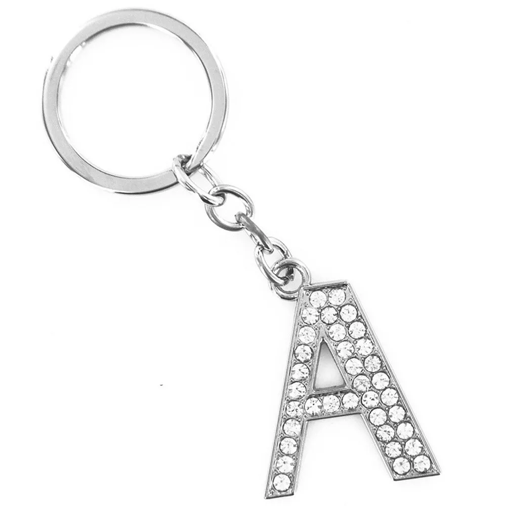 Новый Дизайн Модный креативный металлический брелок A Z инициалы с буквой