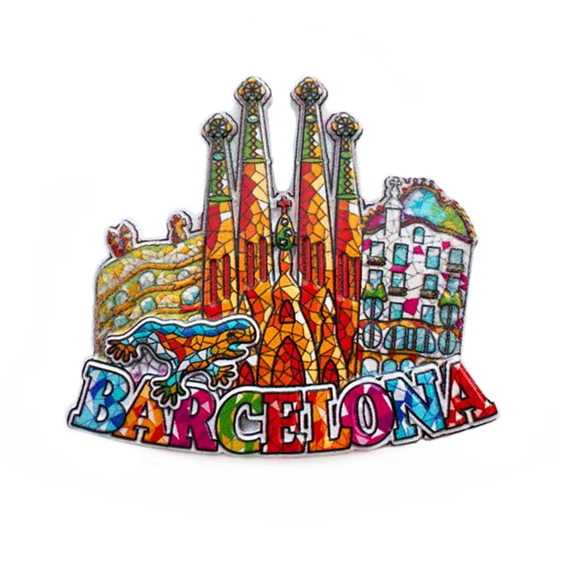 Испания Мадрид и т. Д. магниты на холодильник туристические сувенирные украшения