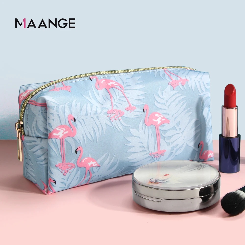 Сумка-Органайзер для косметики MAANGE водостойкая с рисунком фламинго девочек |