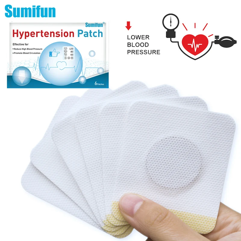 30 шт. Sumifun высокого кровяного Пластырь от давления Управление гипертонии чистый