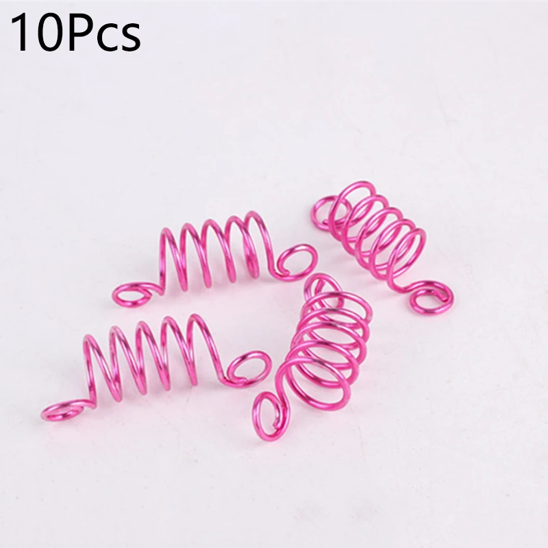 10 шт./лот катушка для волос дреды плетеные бусины парик ювелирные изделия кольцо