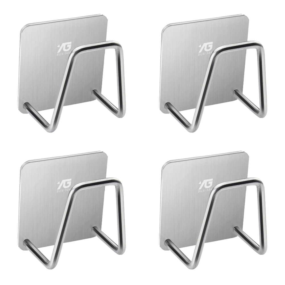4 шт. стеллажи для губки из нержавеющей стали|Полки и держатели| |