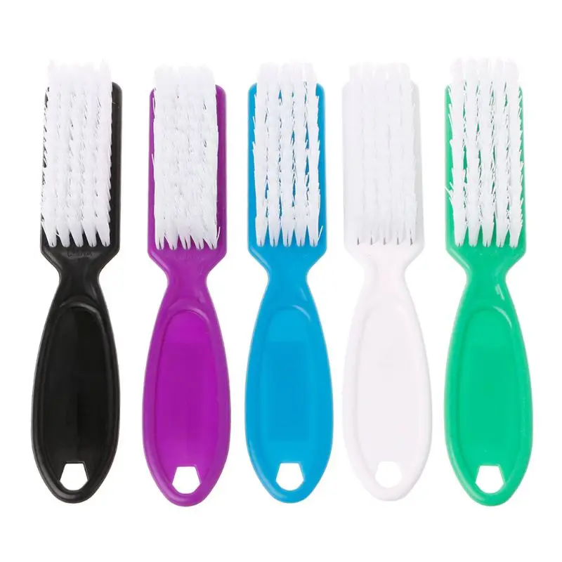 Пластиковая щетка для удаления пыли с ногтей пилка маникюра и педикюра