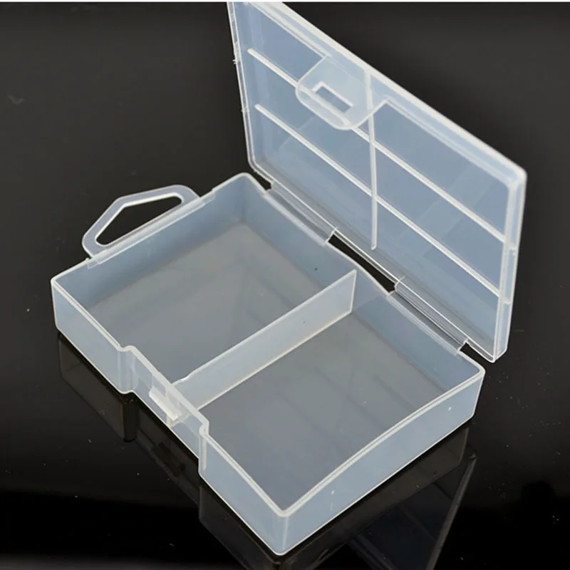 Прозрачный белый жесткий пластиковый чехол держатель коробка для хранения 24x AAA