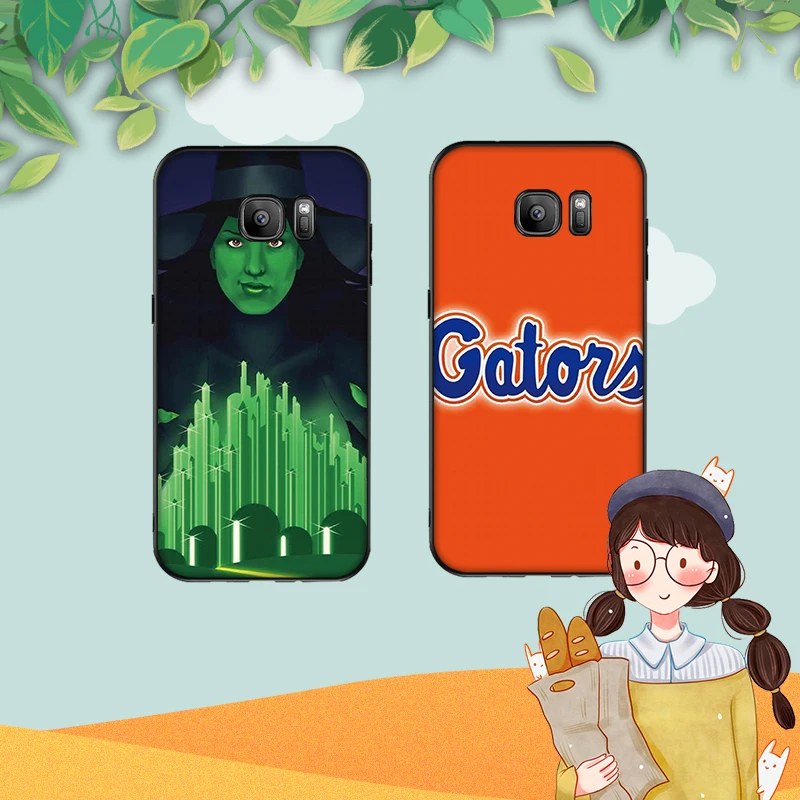 Лицо было зеленым злой ведьмы Мягкий силиконовый чехол для телефона Samsung Galaxy S6 S8