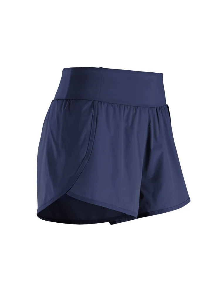 

New Design Seamless Gym Shorts Plus Size Running Sport Yoga Gym Shorts Women High Waist Pants Pocket Casual Pants Double-deck