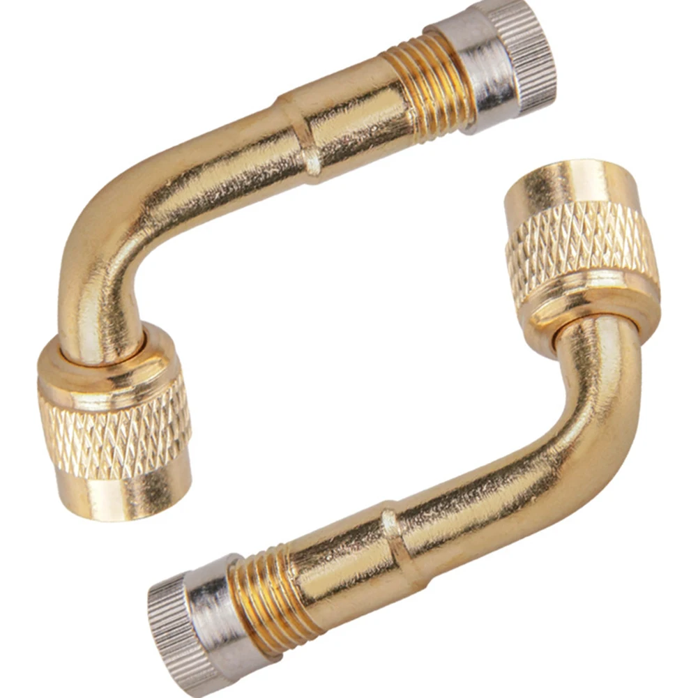 

Air&Valve Nozzle Attachment Foot Bicycle Set Copper SV/AV/DV converter