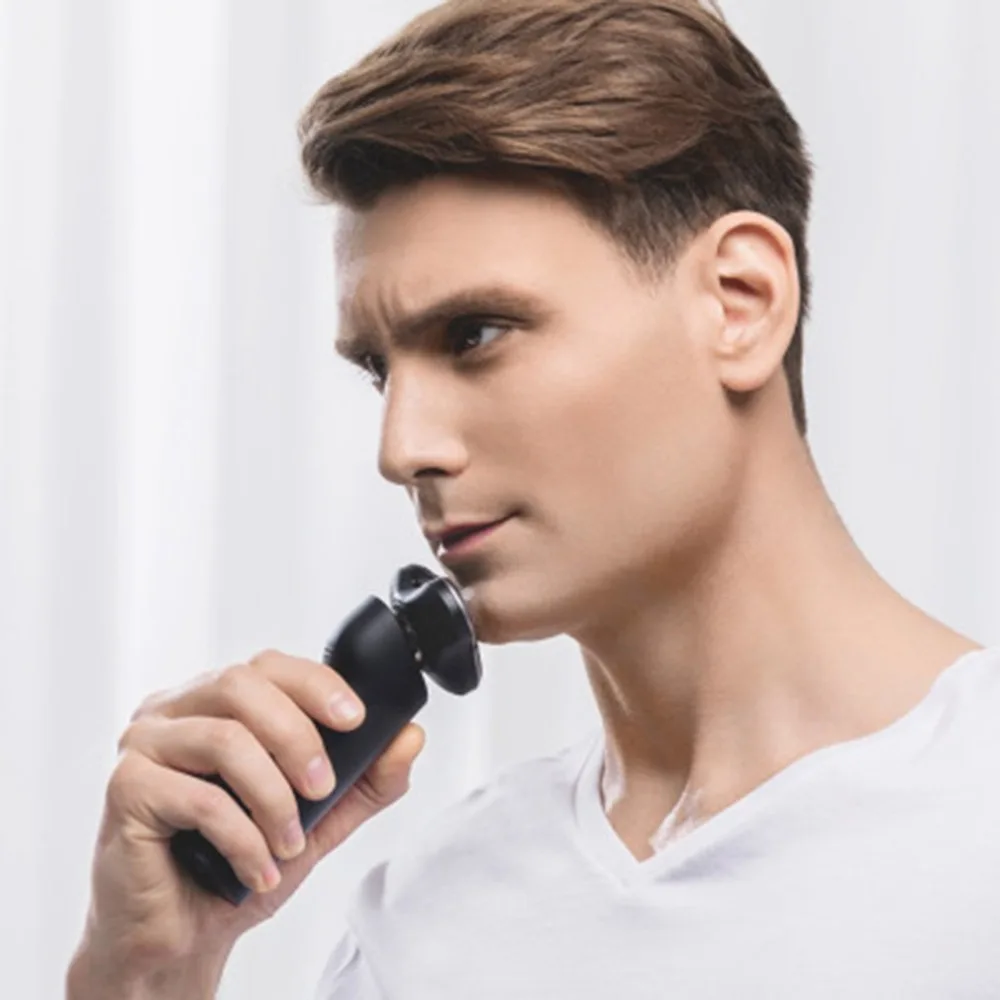 Для XIAOMI MIJIA, перезаряжаемая электробритва, 360 градусов, поплавок, 3D бритва, дициклический нож, Электрический бритвенный станок для бороды, бритва