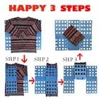 Папка для одежды для взрослых и детей, органайзер для футболок и джемперов, складная доска для быстрой сборки одежды, держатель для одежды, инструменты для домашнего хранения