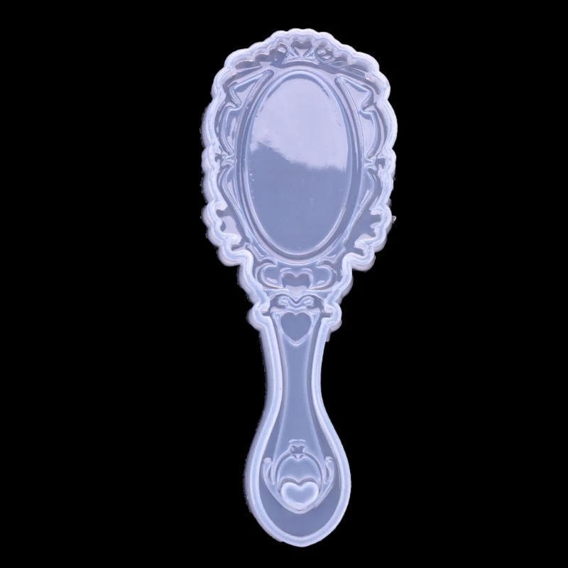 

2021 4 Styles Comb Mirror Resin Casting Molds Kit Silicone Epoxy Resin Molds Silicone Comb Mold Mirror Hair Comb Craft Making