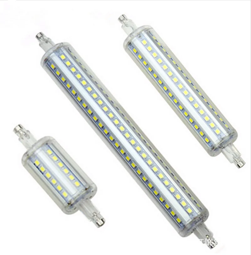 10pcs Lamparas Dimmable R7S LED Corn 78mm 118mm 135mm 189mm Light 2835 SMD Bulb 5W 10W 12W 15W Replace Halogen Lamp Bombillas