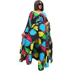 Комплект из двух предметов, женская одежда в африканском стиле, 4XL, размера плюс, бобобоу, топ и брюки, 2021, с принтом животных, богатый Африканский наряд