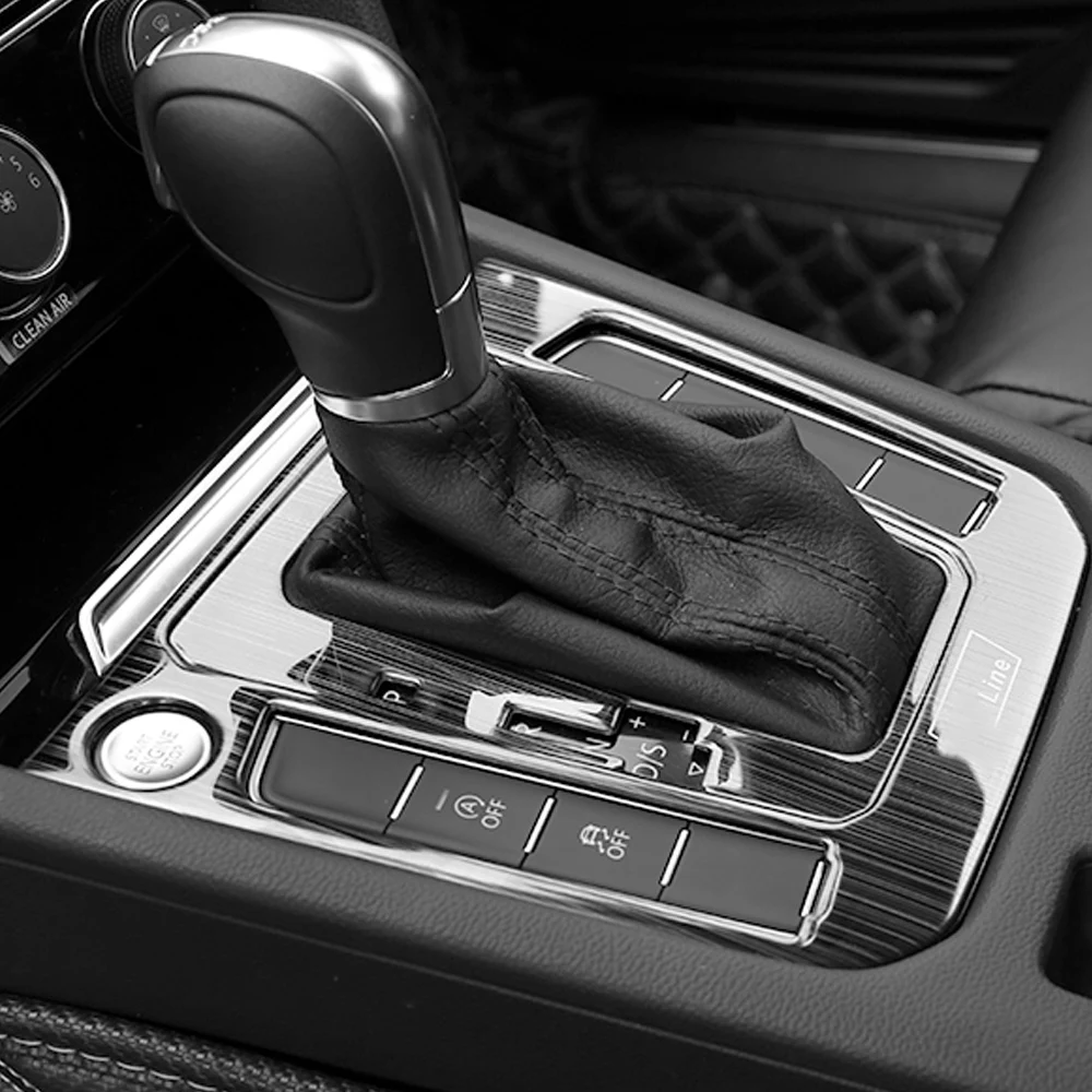 Для Volkswagen Passat B8 автомобильный Стайлинг средняя консоль Центральная управляющая чашка держатель панель крышка наклейка аксессуары для интерьера