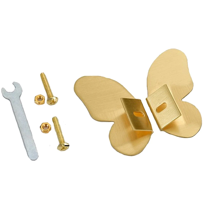 

Латунный шкаф с выдвижными ящиками, универсальный скандинавский шкаф с золотыми бабочками, скрытая ручка, Современная треугольная мебель