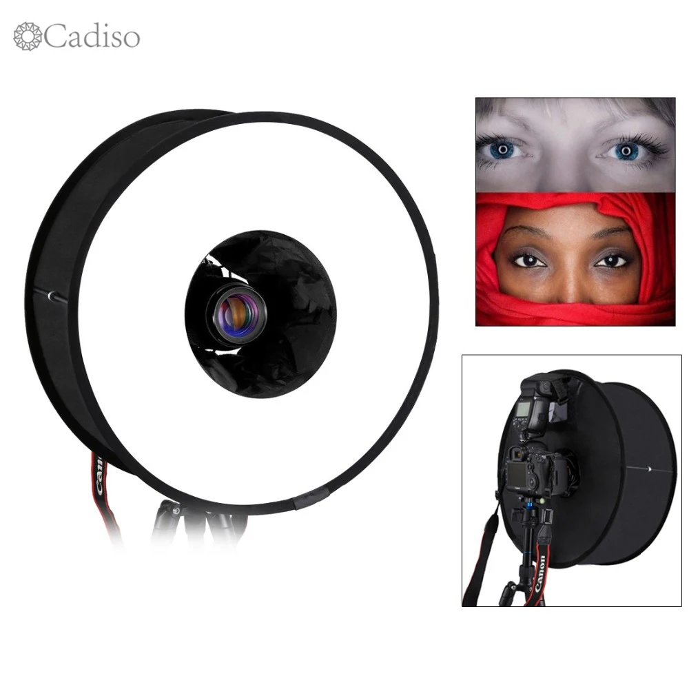 Cadiso 45 см складной кольцевой софтбокс Speedlight круглый стиль съемки Мягкая коробка