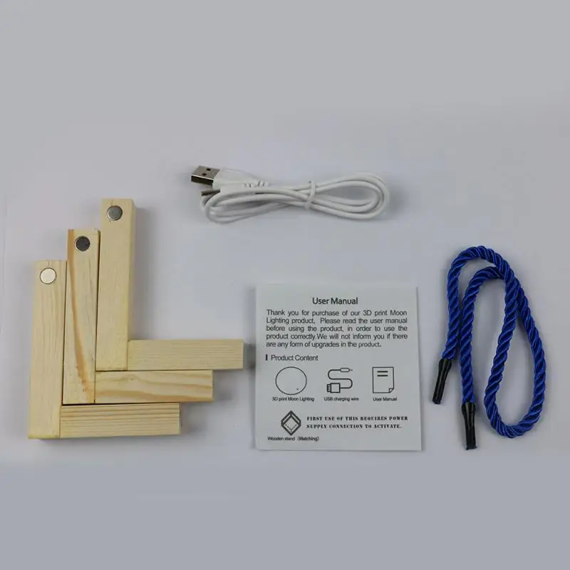 

16/2 Color 3D Print Moon Lamp Rechargeable Change Touch Night Light Lunar Luna Baby Nightlight Christmas Home Decor 10-20cm 2021